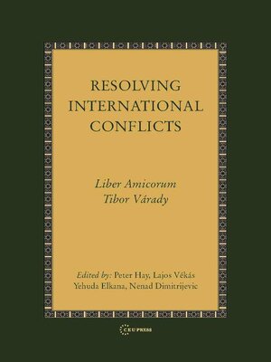 cover image of Resolving International Conflicts